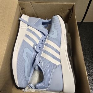 adidas Kids Sneakers in Light Blue and White